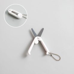 Alternative view of 1 Pcs Mini Folding Scissors With Key Chain,1.85 Inch Keychain Scissors,Small Foldable Scissors,Portable Pocket Travel Scissors,Retractable Shears For Cutting, Scrapbooking, Crafting,(A,1.85x0.71 in) G