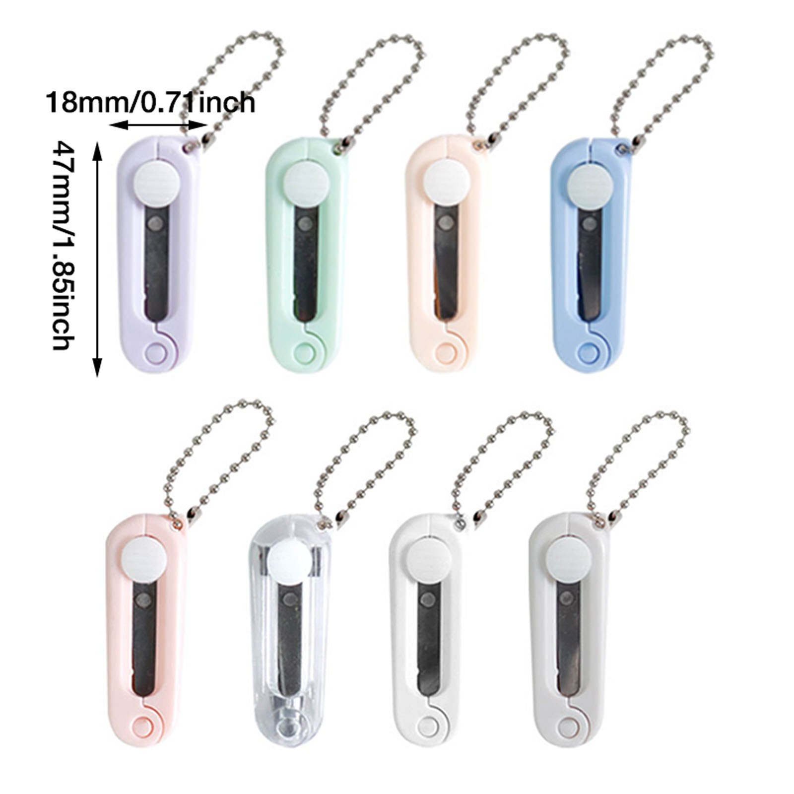 1 Pcs Mini Folding Scissors With Key Chain,1.85 Inch Keychain Scissors,Small Foldable Scissors,Portable Pocket Travel Scissors,Retractable Shears For Cutting, Scrapbooking, Crafting,(A,1.85x0.71 in) G 3 1 Pcs Mini Folding Scissors With Key Chain,1.85 Inch Keychain Scissors,Small Foldable Scissors,Portable Pocket Travel Scissors,Retractable Shears For Cutting, Scrapbooking, Crafting,(A,1.85x0.71 in) G - Image 3