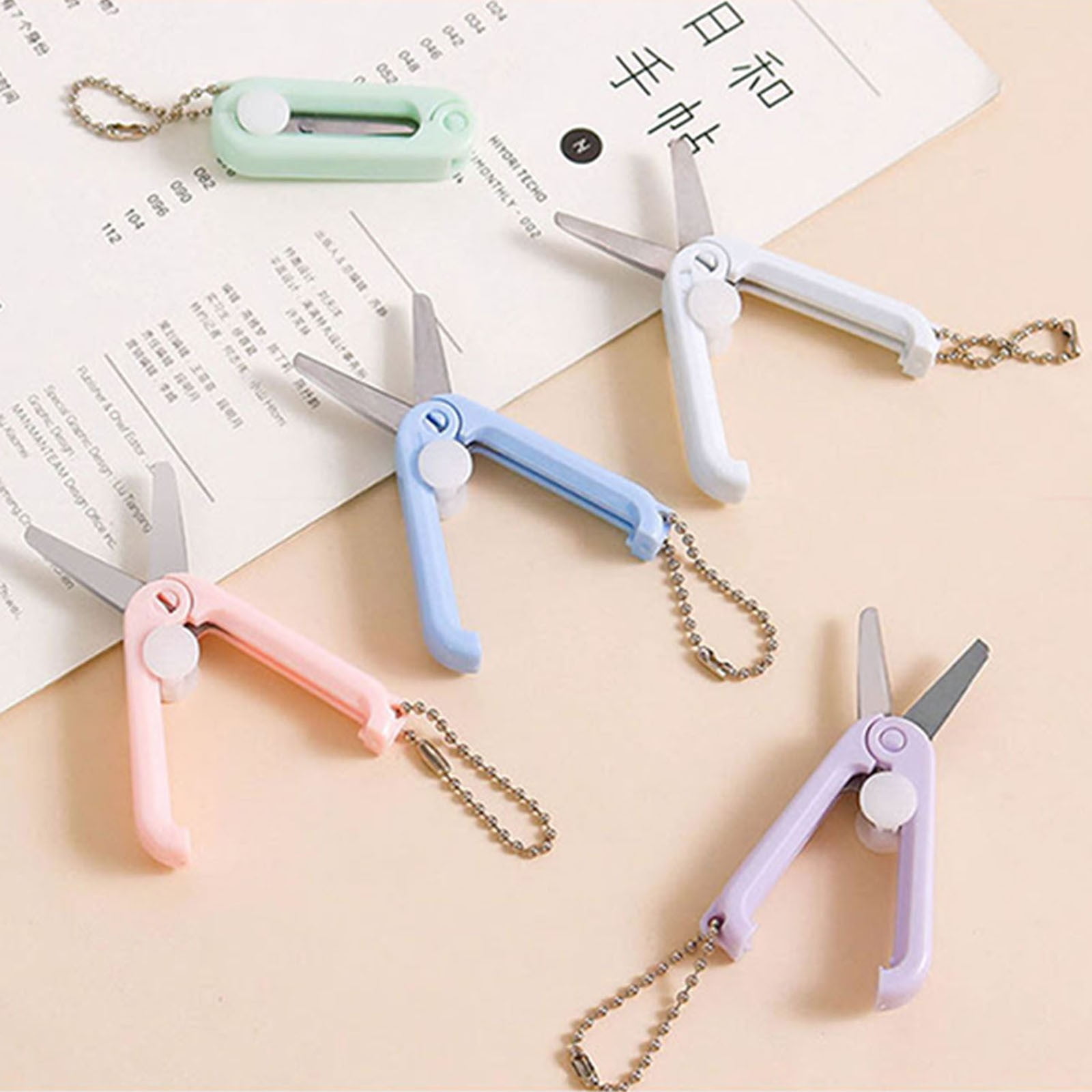 1 Pcs Mini Folding Scissors With Key Chain,1.85 Inch Keychain Scissors,Small Foldable Scissors,Portable Pocket Travel Scissors,Retractable Shears For Cutting, Scrapbooking, Crafting,(A,1.85x0.71 in) G 7 1 Pcs Mini Folding Scissors With Key Chain,1.85 Inch Keychain Scissors,Small Foldable Scissors,Portable Pocket Travel Scissors,Retractable Shears For Cutting, Scrapbooking, Crafting,(A,1.85x0.71 in) G - Image 7