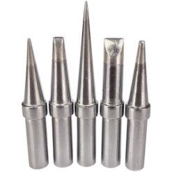 5-piece soldering iron tip set, Weller compatible
