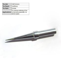 Alternative view of 5-piece soldering iron tip set, Weller compatible