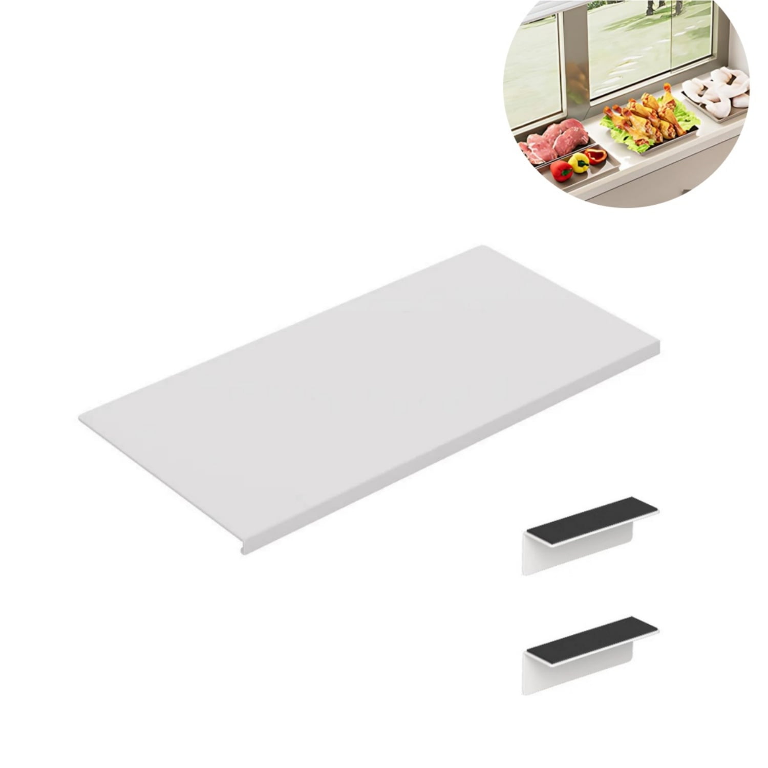 Carbon Steel Countertop Extension Board 15.75 x 7.9 In 1 Carbon Steel Countertop Extension Board 15.75 x 7.9 In