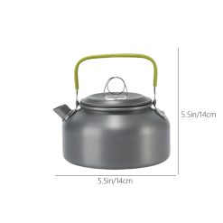 Alternative view of Aluminium alloy camping kettle, 2.5L