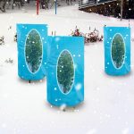 Frost blanket with drawstring for outdoor plants