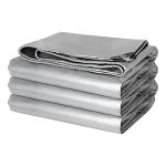 Heavy Duty Tarp Cover 200x200cm Waterproof UV Resistant