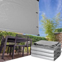 Alternative view of Heavy Duty Tarp Cover 200x200cm Waterproof UV Resistant