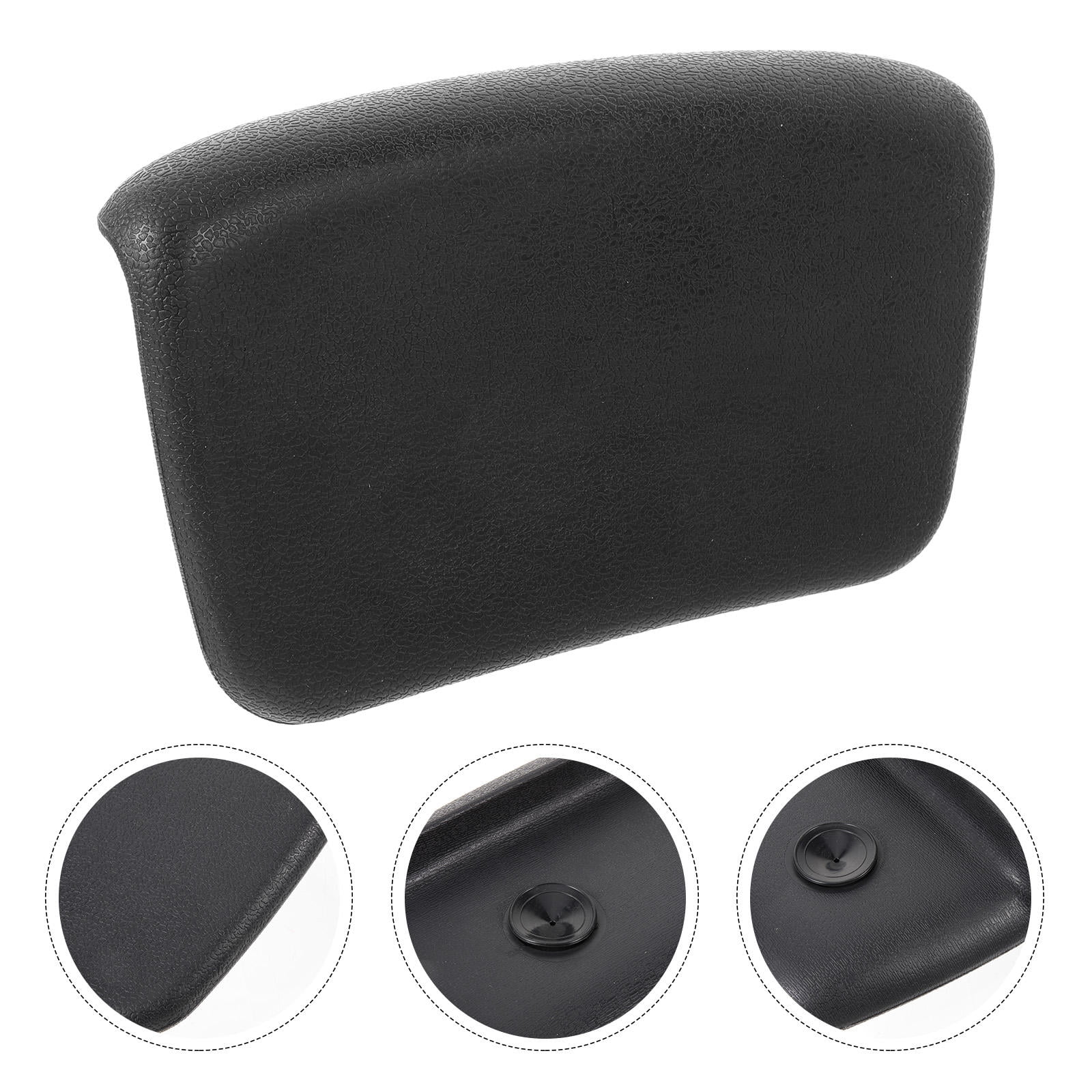 Bathtub Pillow Leather Black 29cm 1 Bathtub Pillow Leather Black 29cm
