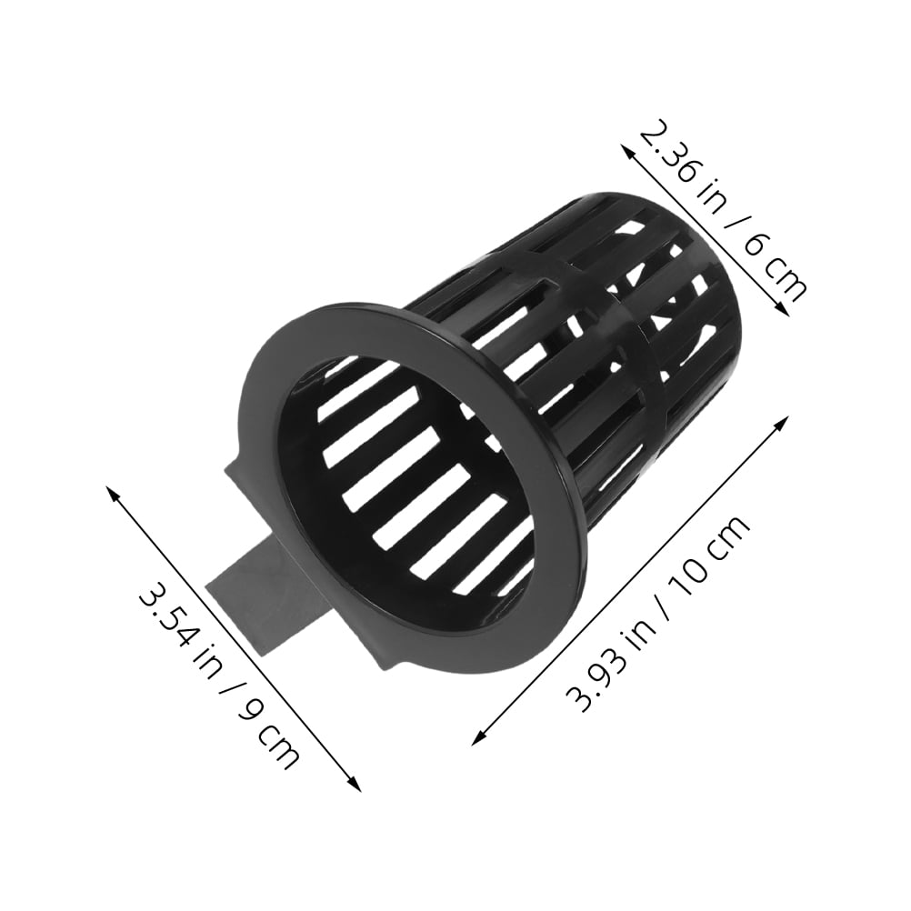 Black Fish Tank Plant Holder 6-Pack with Aeration Slots 2 Black Fish Tank Plant Holder 6-Pack with Aeration Slots - Image 2
