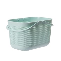Plastic storage basket with handle organizer 28.5cm