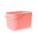 Portable Storage Basket with Handle 28.5cm Orange