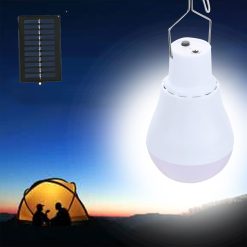 Alternative view of Solar LED Bulb Light Portable Rechargeable Lantern