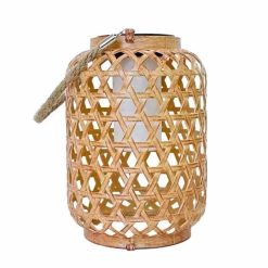 Solar hanging lantern, hollowed-out metal design
