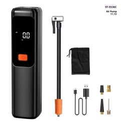Tire Inflator Portable Air Compressor Cordless Rechargeable Digital Car Tire Pump for Car, Motorcycle, Bicycle & Balls