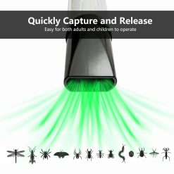 Alternative view of Bug Vacuum Catcher for Adults and Kids with Long Nozzle, Battery Powered Sucker Tool for Spider Cockroach Stink Bug, Humane Insect Vacuum Catcher with LED