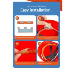 Alternative view of 10 PCS Hard Hat Sweatband Washable Reusable Sweat Bands for HardHats, Replacement Cotton Hardhat Liner for Hard Hats Helmet Comforter Pad Hard Hat Accessories