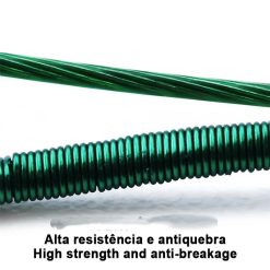 30pcs Fishing Wire Leaders Heavy Duty Fishing Stainless Steel Wire Leaders High Strength Fishing Leaders with Swivels and Snaps Green 8 V1192 AZ W 2814 03 1