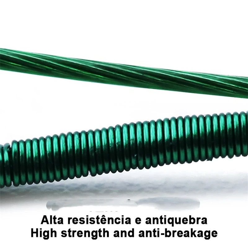 30pcs Fishing Wire Leaders Heavy Duty Fishing Stainless Steel Wire Leaders High Strength Fishing Leaders with Swivels and Snaps Green 4 30pcs Fishing Wire Leaders Heavy Duty Fishing Stainless Steel Wire Leaders High Strength Fishing Leaders with Swivels and Snaps Green - Image 4