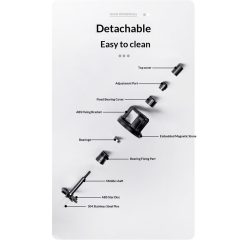 WDT Tool Espresso 53mm, 10 Needle Espresso Stirrer Distribution Tool for Barista, Adjustable Depth Espresso Needle Distributor with Magnetic Base (53mm) 9 V1192 AZ W 2861 04