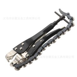 Tailpipe Cutter，Exhaust Tube Chain Cutter，Features Pipe Cutter Chain/Cutting Wheels，Black