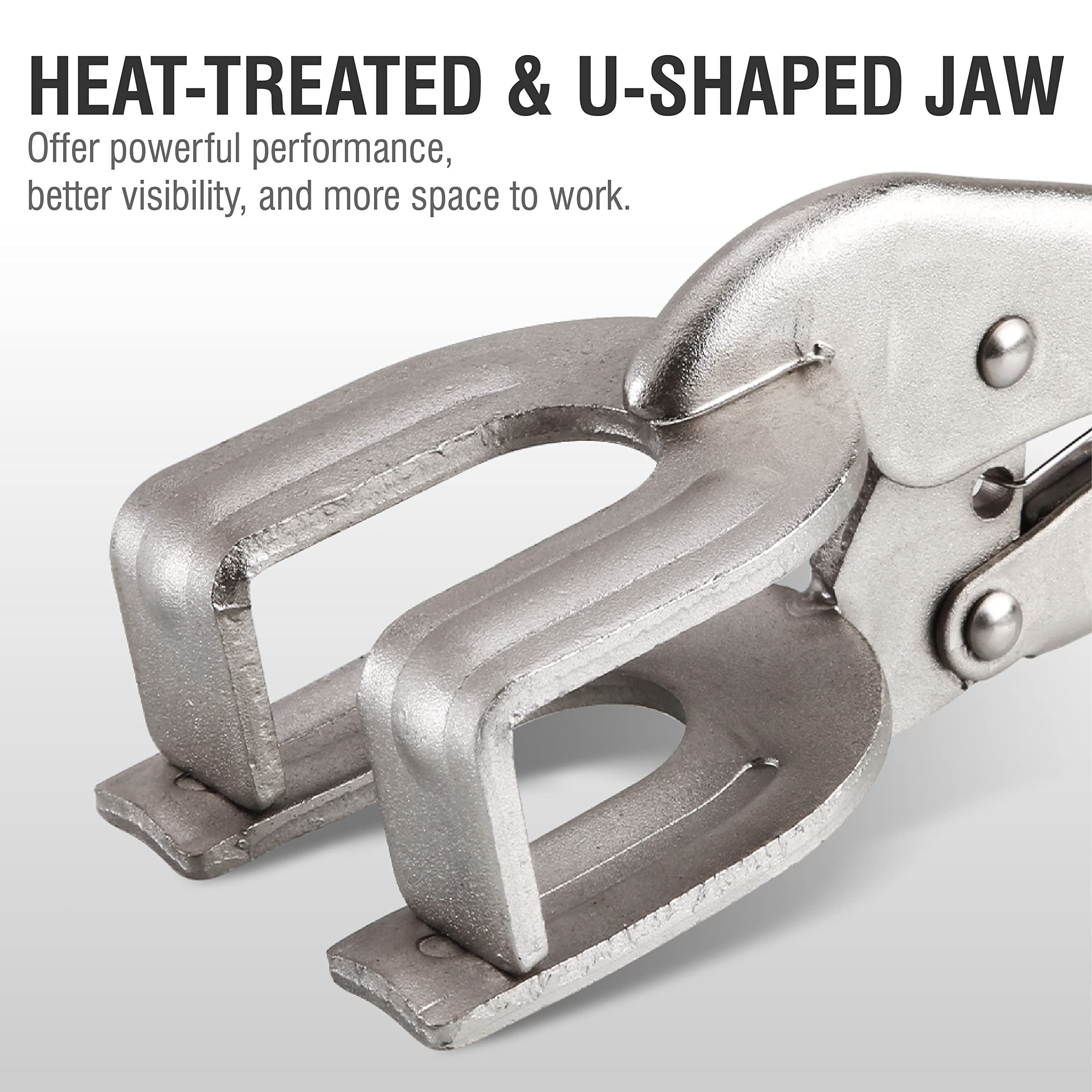 10" LOCKING PLIERS & WELDING CLAMP, Locking Pliers Vise Tools Quick-Lock Release For Easy Removal Clamping 5 10" LOCKING PLIERS & WELDING CLAMP, Locking Pliers Vise Tools Quick-Lock Release For Easy Removal Clamping - Image 5