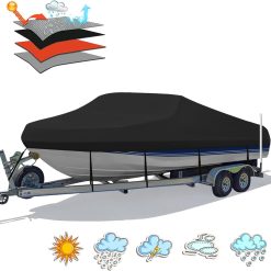 Trailerable boat cover 23–25 ft heavy-duty waterproof