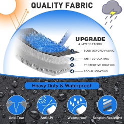 Alternative view of Trailerable boat cover 23–25 ft heavy-duty waterproof