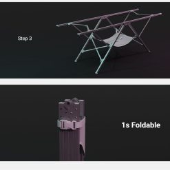 V1221 BLACK CANOPY VERSION CANOPY FOLDING TABLE 2 MOON CHAIRS 06