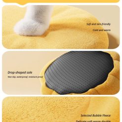 V1221 YELLOW PUMPKIN SHORT PLUSH VERSION S 06