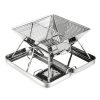 304 Stainless Steel Portable Folding BBQ Grill with Storage Tray for Outdoor Camping Picnics Beach and Backyard