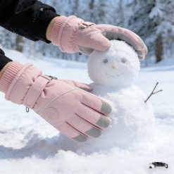 Women's Winter Gloves Windproof Touchscreen Beige 20 V1232 HYST003 07