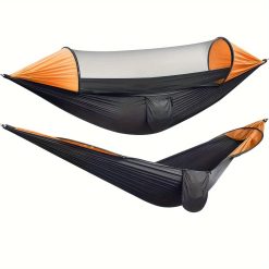 Alternative view of Sun-Protection Outdoor Hammock｜2-in-1 Detachable Mosquito Net, Portable Camping Essential.pitch green