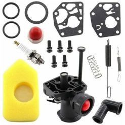 Carburetor Kit for Lawn Mower, Regulator Spring 691859 692211, Diaphragm 795083 495770, Briggs & Stratton 499809 498809A 494406 and Air Filter 698369,