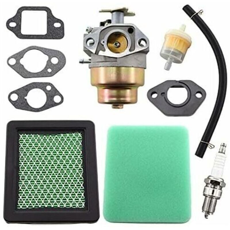 GCV 190 Carburetor with Spark Plug Fuel Line for Honda GCV190 GCv160 Engine Fits Lawn Mower 16100-z0y-m42..DEBUNS 1 GCV 190 Carburetor with Spark Plug Fuel Line for Honda GCV190 GCv160 Engine Fits Lawn Mower 16100-z0y-m42..DEBUNS