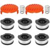 Black+Decker A6481 Spool and Line 6 Pack for Reflex Strimmer