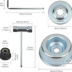 Alternative view of Universal Brushcutter Head Nut Kit, for Stihl Brushcutter FS55 FS