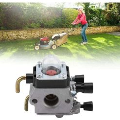 Alternative view of STIHL FS55 FS55R FS55RC FS38 KM55 HL55 KM55R Carburetor Kit with Air Filter, Fuel Pump Kit, Spark Plug - Compatible with STIHL