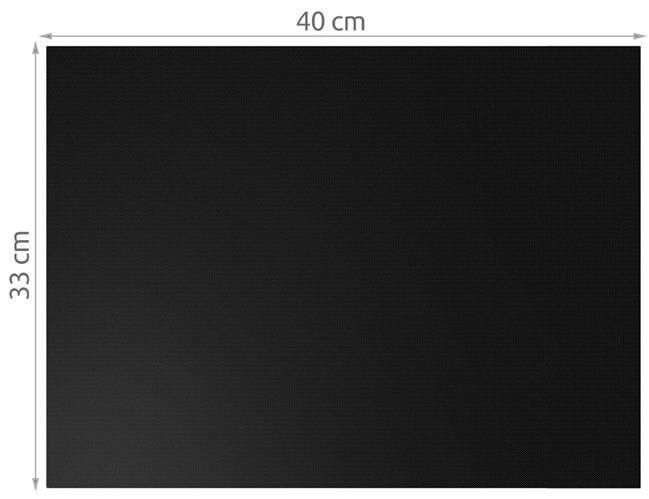 6-Pack Non Stick Grill Mat Oven Mat Baking Mat, 40x33cm, Black 5 6-Pack Non Stick Grill Mat Oven Mat Baking Mat, 40x33cm, Black - Image 5