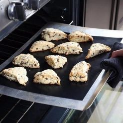 6-Pack Non Stick Grill Mat Oven Mat Baking Mat, 40x33cm, Black 13 V1237 ZY 506 0072 06