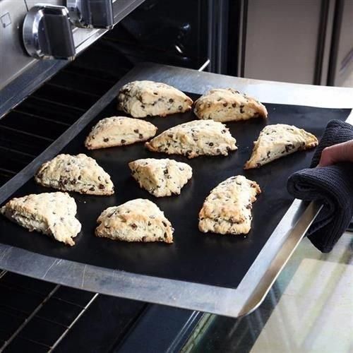 6-Pack Non Stick Grill Mat Oven Mat Baking Mat, 40x33cm, Black 7 6-Pack Non Stick Grill Mat Oven Mat Baking Mat, 40x33cm, Black - Image 7