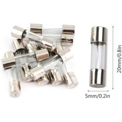 Alternative view of 100 Pack Glass Fuse Assortment in Box, 5 x 20mm 0.2A to 20A
