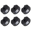 6 Pack Replacement Spools Compatible with Parkside PRTA 20-Li C3 IAN351753 Cordless Trimmer