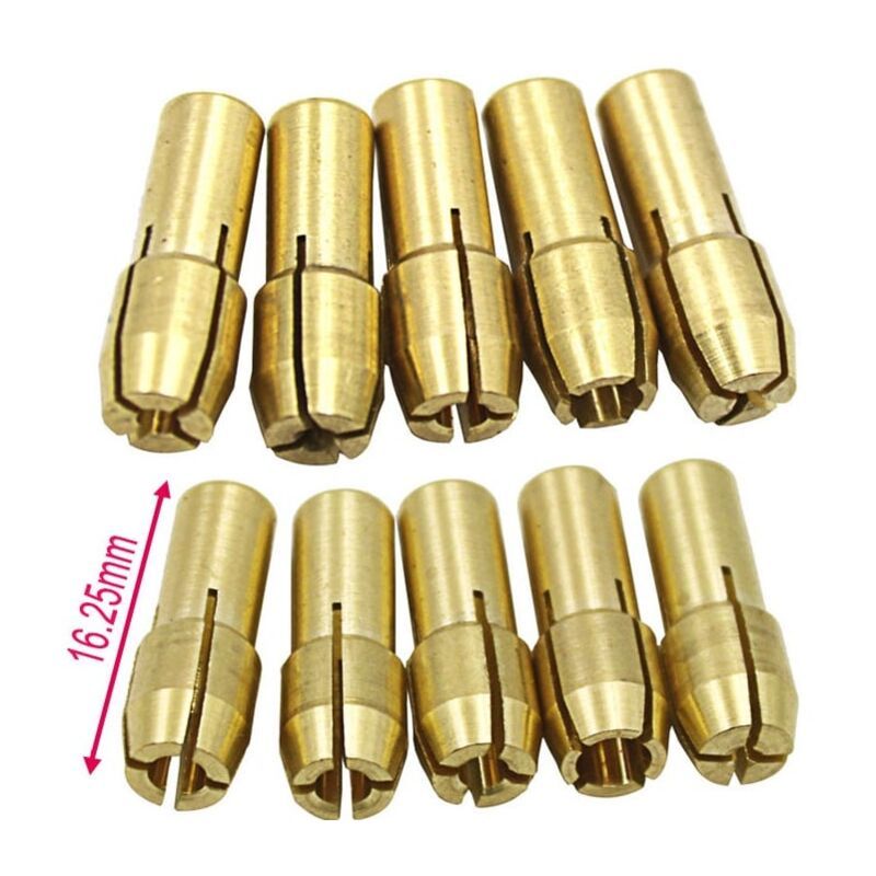 10 Pack Electric Grinder, 3 Jaw Brass Drill Chuck, 2.0mm 4 10 Pack Electric Grinder, 3 Jaw Brass Drill Chuck, 2.0mm - Image 4