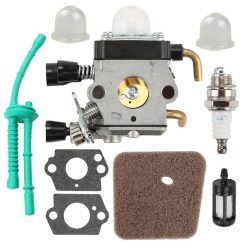 Carburetor Kit Compatible with Stihl FS38 FS45 FS46 FS55 KM55 with Fuel Line and Air Filter