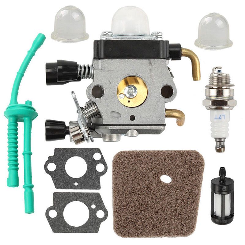 Carburetor Kit Compatible with Stihl FS38 FS45 FS46 FS55 KM55 with Fuel Line and Air Filter 1 Carburetor Kit Compatible with Stihl FS38 FS45 FS46 FS55 KM55 with Fuel Line and Air Filter