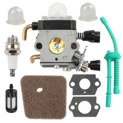 Alternative view of Carburetor Kit Compatible with Stihl FS38 FS45 FS46 FS55 KM55 with Fuel Line and Air Filter