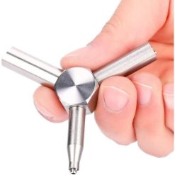 Alternative view of Element Valve Wrench Compatible with KSC WA Airsoft KSC Magazine Loader Removal Tool, Silver Triangular Valve Wrench