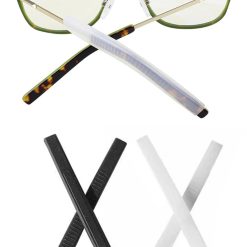 Eyeglass End Tips Silicone Eye Glasses Temple Tips Anti-Slip Elastic Glasses