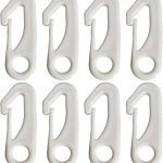Nylon Flag Pole Clip Snap Hooks - Pack of 8