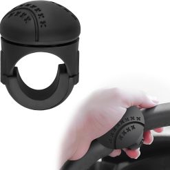 Steering Wheel Spinner, Premium Silicone & ABS Suicide Knob with Metal Bearings, 360 Degrees Rotatable Steering Wheel Spinner Knob Replacement for Truck Tractor Boat