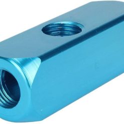 Alternative view of 1/4" 2 Way 5 Port Aluminum Air Manifold Block